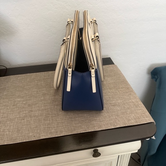 Kate Spade Navy and Cream Satchel - Picture 5 of 9